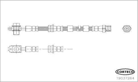 Corteco 19037264 - Brzdová hadice www.parts5.com