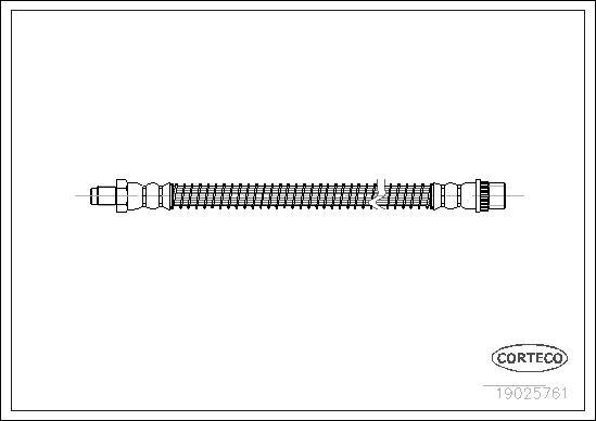 Corteco 19025761 - Bremsschlauch www.parts5.com