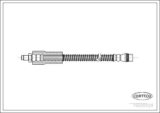 Corteco 19026529 - Kočno crijevo www.parts5.com