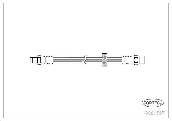 Corteco 19026527 - Furtun frana www.parts5.com