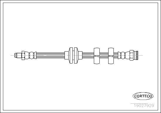 Corteco 19027929 - Tubo flexible de frenos www.parts5.com