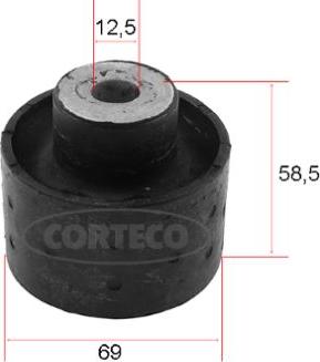 Corteco 80004722 - Suspensión, Brazo oscilante www.parts5.com