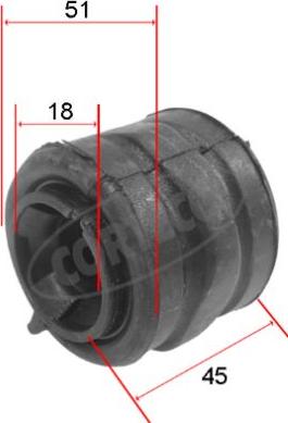 Corteco 80000096 - Lezajna pusa,stabilisator www.parts5.com