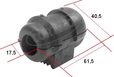 Corteco 80000116 - Tuleja, stabilizator www.parts5.com