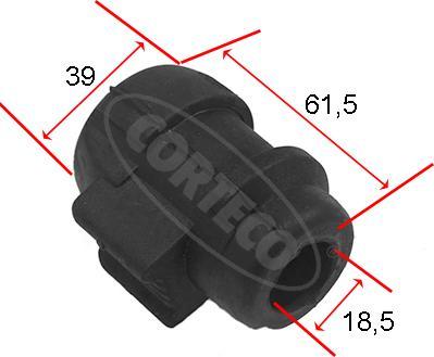 Corteco 80001465 - Lożiskové puzdro stabilizátora www.parts5.com