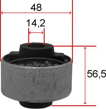 Corteco 80001540 - Łożyskowanie, wahacz www.parts5.com