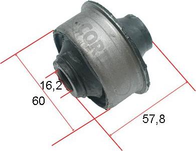 Corteco 21652944 - Сайлентблок, рычаг подвески колеса www.parts5.com