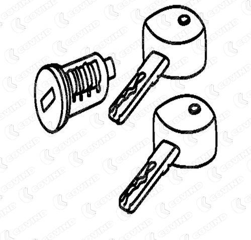 Covind 540/198 - Lock Cylinder parts5.com