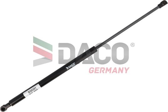 DACO Germany SG0351 - Sprężyna gazowa, pokrywa bagażnika www.parts5.com