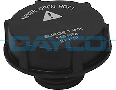 Dayco DRC045 - Zaporni pokrov,posoda za hladilno sredstvo www.parts5.com