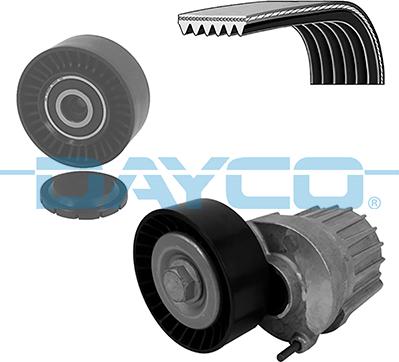 Dayco KPV518 - Sada žebrovaných klínových řemenů www.parts5.com