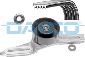 Dayco KPV062 - Garnitura klinastog rebrastog kaiša www.parts5.com