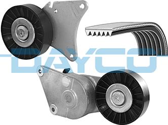 Dayco KPV166 - Kanallı V kayışı seti www.parts5.com