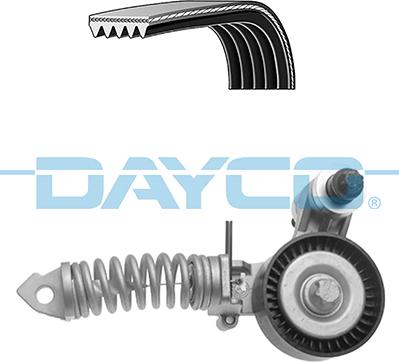 Dayco KPV430 - Set curea transmisie cu caneluri www.parts5.com