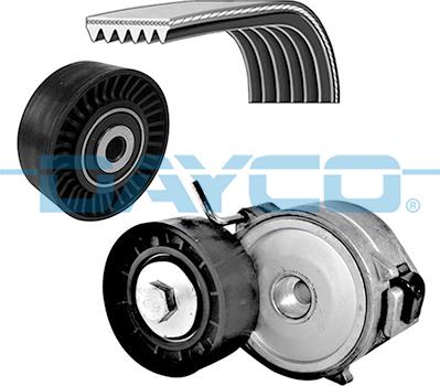 Dayco KPV373 - V-Ribbed Belt Set www.parts5.com