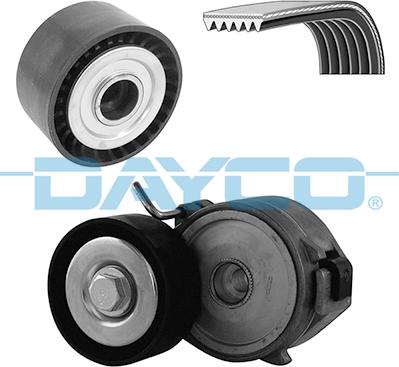 Dayco KPV242 - Set curea transmisie cu caneluri www.parts5.com