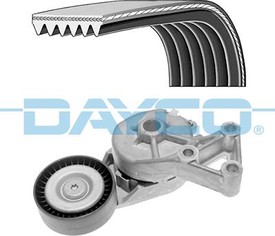 Dayco KPV269 - Komplet klinastog rebrastog remena www.parts5.com