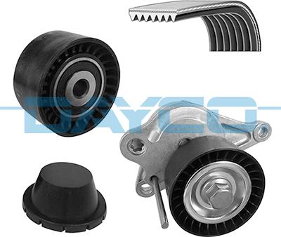 Dayco KPV217 - V-Ribbed Belt Set www.parts5.com