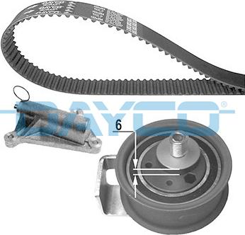 Dayco KTB463 - Triger kayışı seti www.parts5.com