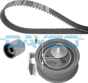 Dayco KTB404 - Σετ οδοντωτού ιμάντα www.parts5.com