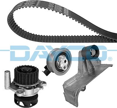 Dayco KTBWP9750 - Set pompa apa + curea dintata www.parts5.com