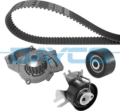 Dayco KTBWP4550 - Su pompası + Triger kayışı seti www.parts5.com