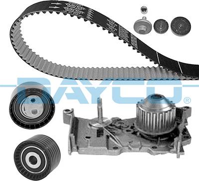 Dayco KTBWP5171 - Su pompası + Triger kayışı seti www.parts5.com