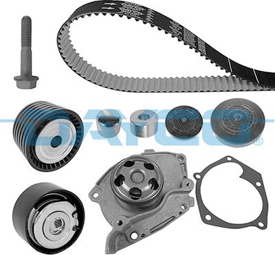 Dayco KTBWP8990 - Vesipumppu + jakohihnasarja www.parts5.com