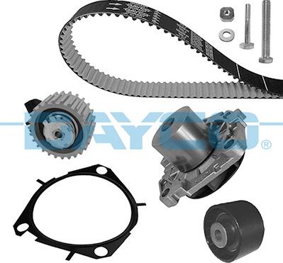 Dayco KTBWP8470 - Bomba de agua + kit correa distribución www.parts5.com