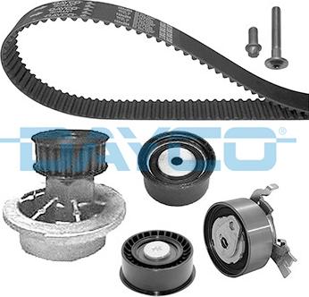 Dayco KTBWP3080 - Vízpumpa + fogasszíj készlet www.parts5.com