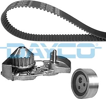 Dayco KTBWP2590 - Set pompa apa + curea dintata www.parts5.com