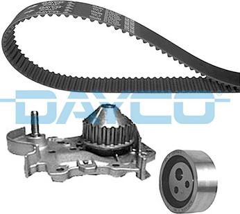 Dayco KTBWP2591 - Set pompa apa + curea dintata www.parts5.com