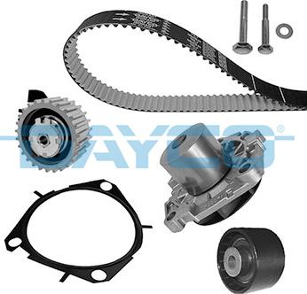 Dayco KTBWP7610 - Set pompa apa + curea dintata www.parts5.com