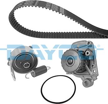 Dayco KTBWP7800 - Su pompası + Triger kayışı seti www.parts5.com