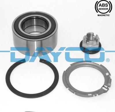 Dayco KWD1193 - Wheel hub, bearing Kit www.parts5.com