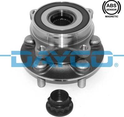 Dayco KWD1376 - Wheel hub, bearing Kit parts5.com