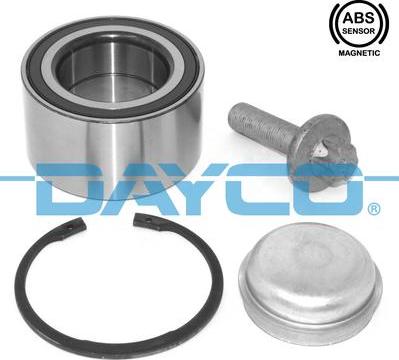 Dayco KWD1295 - Wheel hub, bearing Kit parts5.com