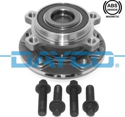 Dayco KWD1282 - Wheel hub, bearing Kit parts5.com