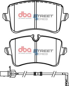 DBA Australia DB15101XP - High Performance Brake Pad Set www.parts5.com