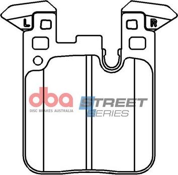 DBA Australia DB15127XP - High Performance Brake Pad Set www.parts5.com