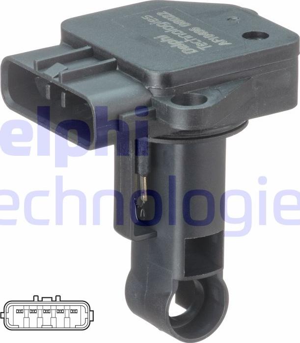 Delphi AF10496-12B1 - Air Mass Sensor www.parts5.com