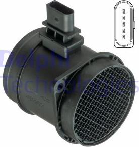 Delphi AF10408-12B1 - Air Mass Sensor www.parts5.com