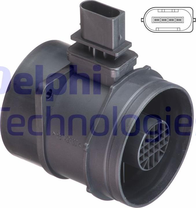 Delphi AF10430-12B1 - Air Mass Sensor parts5.com