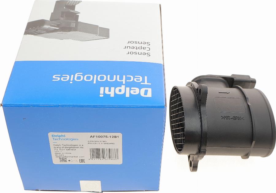 Delphi AF10075-12B1 - Датчик потока, массы воздуха www.parts5.com