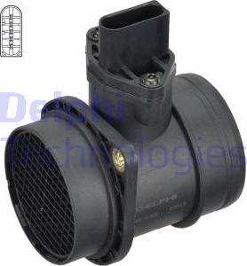 Delphi AF10300-12B1 - Датчик потока, массы воздуха www.parts5.com