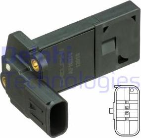 Delphi AF10374-12B1 - Medidor de la masa de aire www.parts5.com