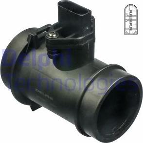 Delphi AF10285-12B1 - Датчик потока, массы воздуха www.parts5.com