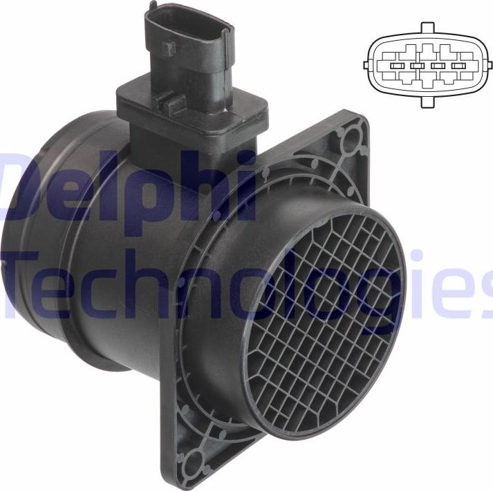 Delphi AF10722-12B1 - Air Mass Sensor www.parts5.com