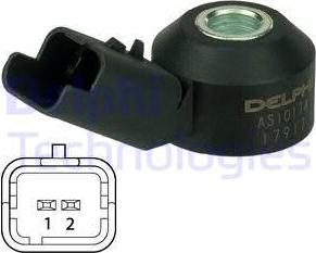 Delphi AS10174 - Knock Sensor parts5.com