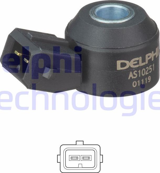 Delphi AS10251 - Detonatsiooniandur www.parts5.com